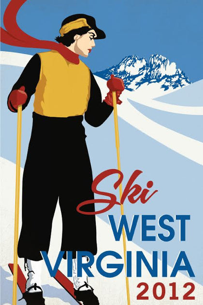 Vintage-Style WV Posters